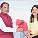 मुख्यमंत्री साय ने किया सम्मानित, राज्य का नाम रोशन करने पर दी बधाई एवं शुभकामना