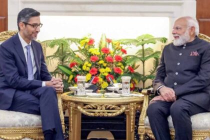 भारत एआई में वैश्विक नेतृत्व की ओर बढ़ रहा है, PM से मुलाकात के बाद बोले गूगल प्