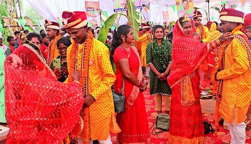 मुख्यमंत्री कन्या विवाह योजना: 6,412 जोड़ें आज होंगे शादी के बंधन में, मुख्यमंत्