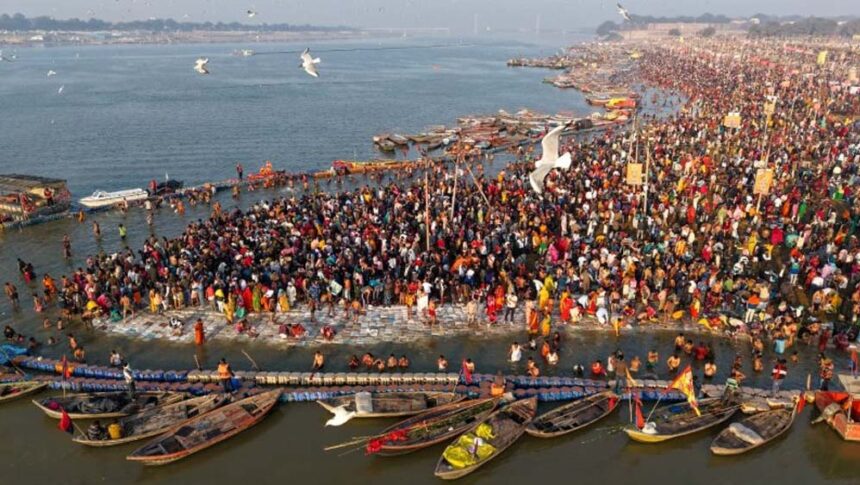 महाशिवरात्रि पर प्रयागराज में माघ मेले का समापन, 44 दिनों में 22 करोड़ से अधिक श 1 महाशिवरात्रि पर प्रयागराज में माघ मेले का समापन, 44 दिनों में 22 करोड़ से अधिक श