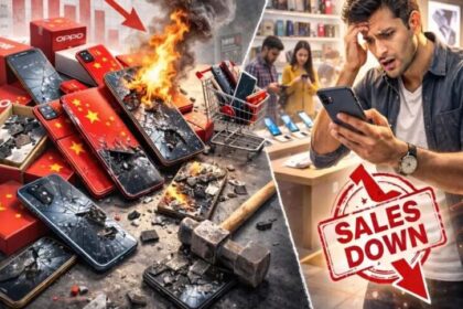 भारत में चीनी स्मार्टफोन कंपनियों की बिक्री में भारी गिरावट, 10 साल में पहली बार
