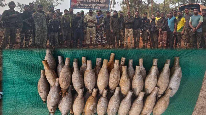 अबूझमाड़ के जंगलों में नक्सलियों का बड़ा जखीरा बरामद, हथियार फैक्ट्री और विस्फोट