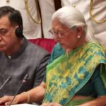 उत्तर प्रदेश विधानमंडल के बजट सत्र के प्रथम दिन दोनों सदनों के संयुक्त अधिवेशन क