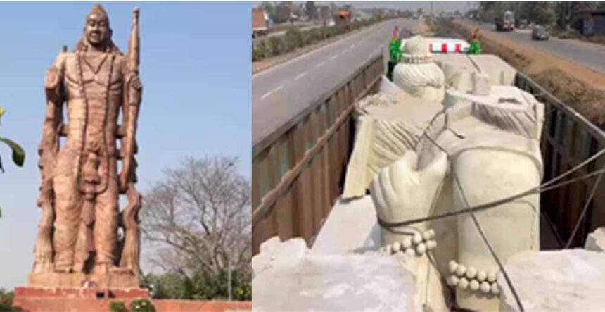 कौशल्या धाम में पहुंची प्रभु श्रीराम की नई प्रतिमा
