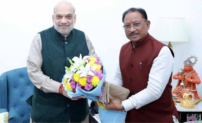 सीएम साय आज दुर्ग और जगदलपुर तथा कल छत्तीसगढ़ आएँगे केंद्रीय गृह मंत्री अमित शाह