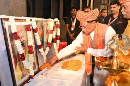 छत्रपति शिवाजी महाराज का आदर्श जीवन युवाओं के लिए प्रेरणास्रोत : मुख्यमंत्री