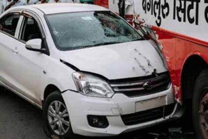 बेंगलुरु में बस से तेज रफ्तार कार टकराने से 5 लोगों की मौत