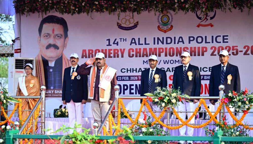 तीरंदाजी में दम दिखाएगी देशभर की पुलिस: उपमुख्यमंत्री विजय शर्मा ने किया आगाज़