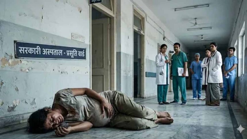 डिलीवरी से मना करते रहे डॉक्टर, दर्द से कराहती रही गर्भवती – अस्पताल की बड़ी लाप