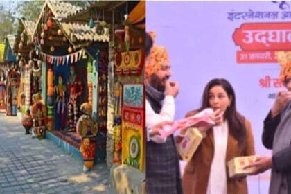 सूरजकुंड मेले में उपराष्ट्रपति ने चखा गोहाना का जलेबा का स्वाद