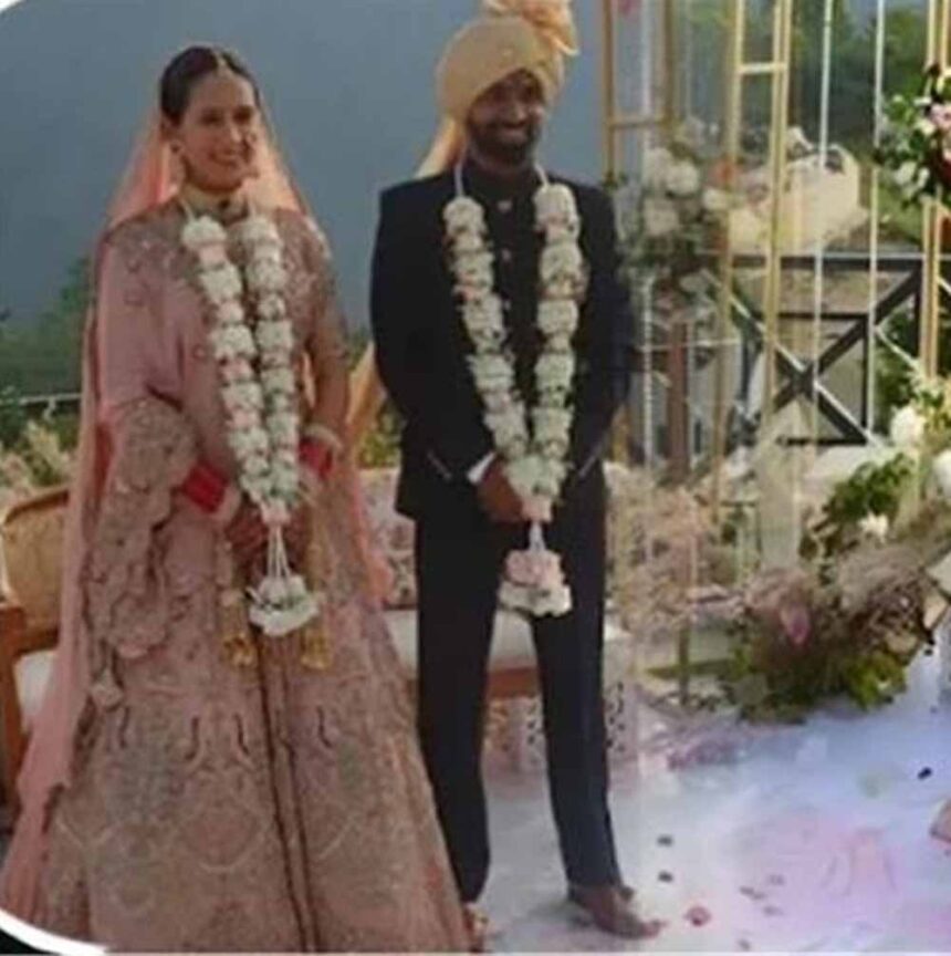 स्टार हॉकी खिलाड़ी सुमित ने सोनिका संग ऋषिकेश में लिए सात फेरे