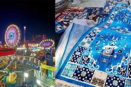 सूरजकुंड मेले में वूलन सिल्क व कॉटन के कारपेट कर रहे दर्शकों को आकर्षित