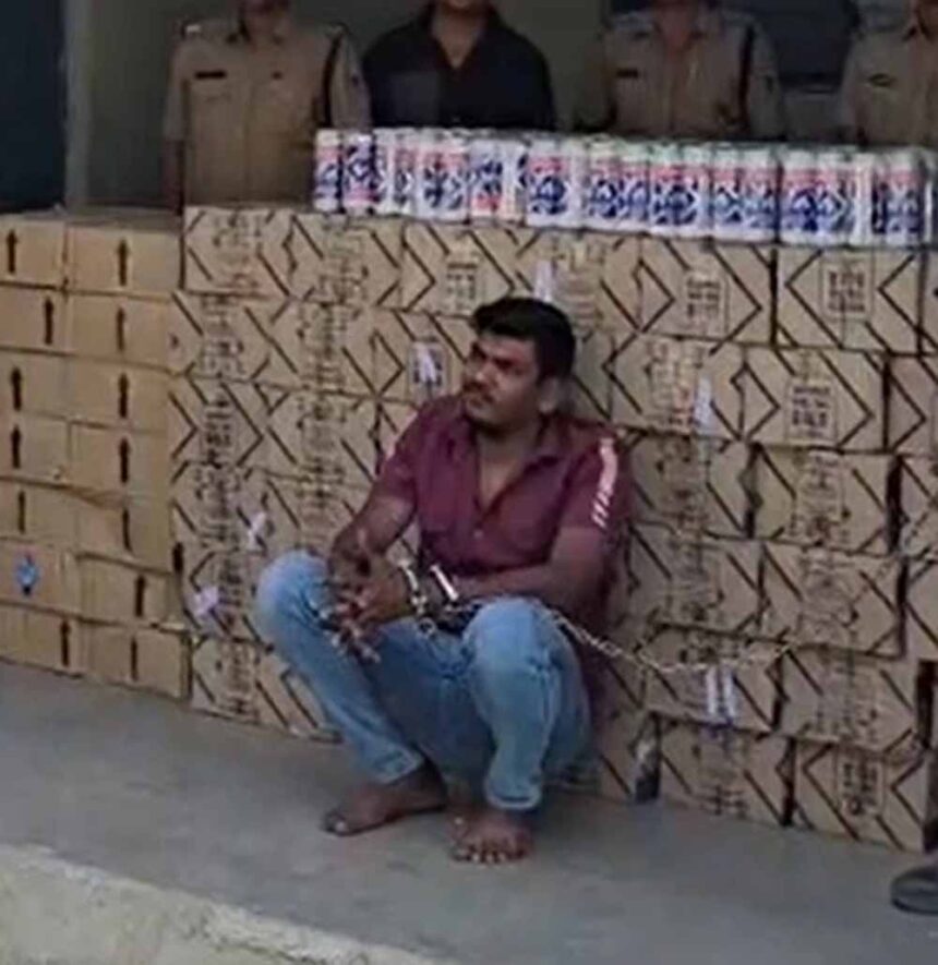 खरगोन में अवैध शराब का जखीरा पकड़ा, 170 पेटी के साथ तस्करी का खुलासा