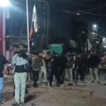 लाउड स्पीकर पर आरती पर दो पक्षों में जमकर पथराव