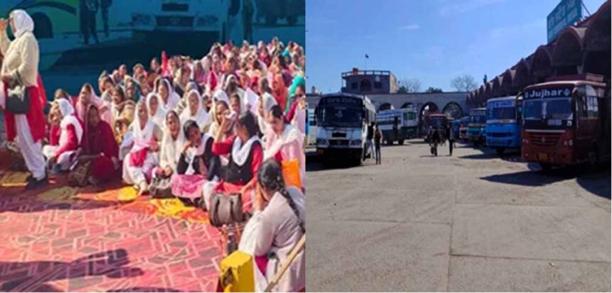 पंजाब में भारत बंद के समर्थन में 80 रूटों पर बसें बंद