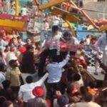 सरस मेले में झूला जाम होने से एक दर्जन बच्चे हवा में लटके