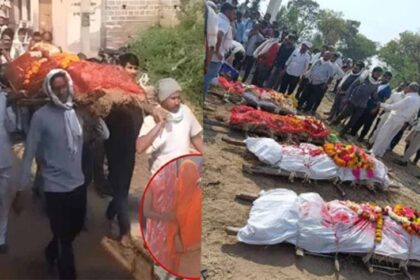 पाली में 4 साल के बेटे-मां सहित एक साथ उठीं 5 अर्थियां