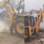 कोटा में 22 बीघा वन भूमि पर बने हिस्ट्रीशीटर के अवैध निर्माण ध्वस्त