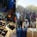 जालोर में एमडी फैक्ट्री से ड्रग्स बनाने वाला 400 लीटर केमिकल बरामद