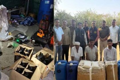 जालोर में एमडी फैक्ट्री से ड्रग्स बनाने वाला 400 लीटर केमिकल बरामद