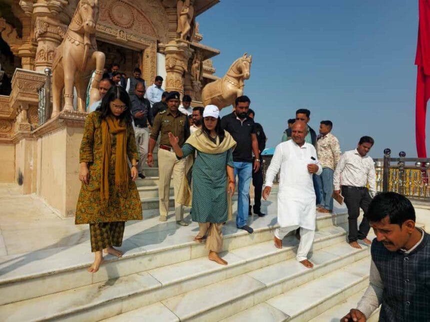 राज्यपाल के दौरे को लेकर प्रशासन मुस्तैद, कलेक्टर जयति सिंह ने नागलवाड़ी स्थल का