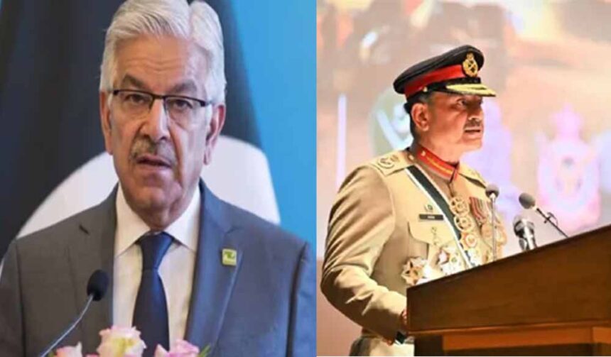 पाकिस्तान के रक्षा मंत्री की दो टूक- ‘आसिम मुनीर नहीं हैं मेरे बॉस’