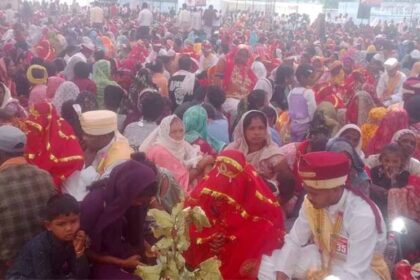 मुख्यमंत्री कन्या विवाह योजना के तहत 188 जोड़े बधे मंगल सूत्र में