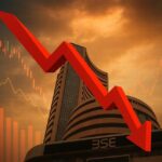 झटके में निवेशक हुए हैरान, शेयर बाजार को 7 लाख करोड़ का नुकसान, सेंसेक्स में 100