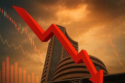 झटके में निवेशक हुए हैरान, शेयर बाजार को 7 लाख करोड़ का नुकसान, सेंसेक्स में 100