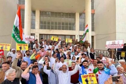 प्रदेशभर में कांग्रेस का विरोध प्रदर्शन, सरकार की नीतियों के खिलाफ सड़कों पर उतर