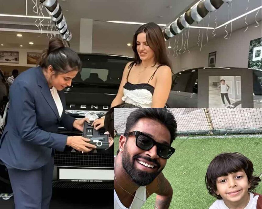 जब क्रिकेट स्टार हार्दिक पांड्या ने अपने बच्चे को खिलौनों की दुनिया में किया शाह