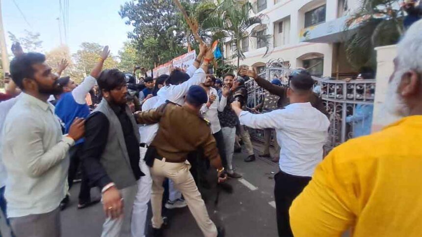 भोपाल में सियासी टकराव: पथराव में भाजयुमो नेता घायल, कांग्रेस जिलाध्यक्ष ICU में