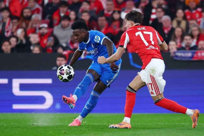 चैंपियंस लीग में रियल मैड्रिड की जीत, विनीसियस की चमक से बेनफिका पस्त