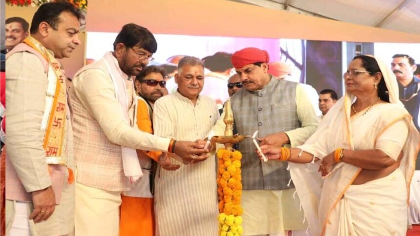 CM मोहन ने किया हटा का नाम बदलने का ऐलान, 405 करोड़ के विकास कार्यों का उद्घाटन