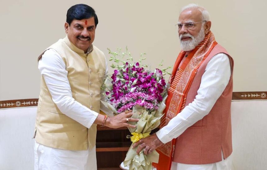 नई दिल्ली में प्रधानमंत्री मोदी से मुख्यमंत्री डॉ. यादव ने की महत्वपूर्ण भेंट