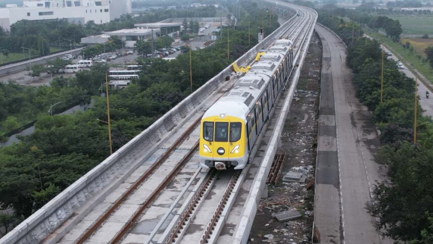 इंदौर मेट्रो की रफ्तार पर सीएमआरएस ने 80 की स्पीड से की जांच, ब्रेक स्पीड टेस्ट