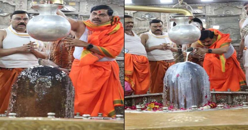 रंग पंचमी के अवसर पर सीएम डॉ. मोहन यादव ने महाकालेश्वर को अर्पित की दंडवत श्रद्ध