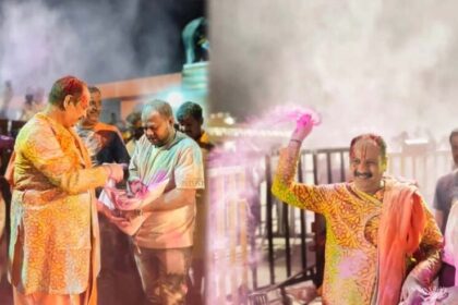 कुबेरेश्वर धाम में पं. प्रदीप मिश्रा ने मनाया होलिका दहन, सौ से ज्यादा होलिकाएं