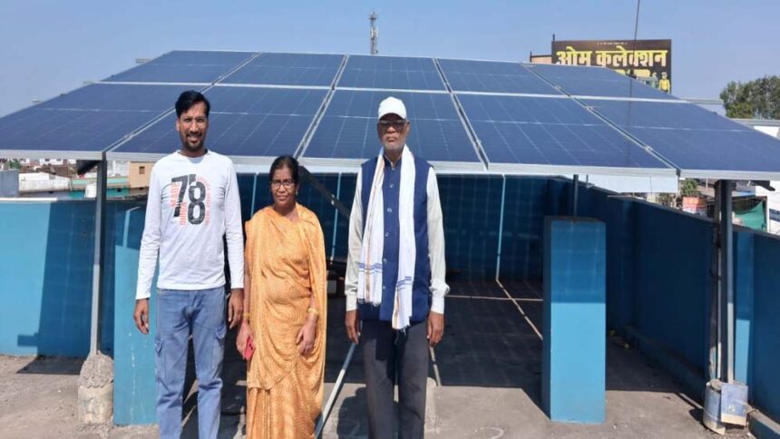 रायपुर: प्रधानमंत्री सूर्यघर मुफ्त बिजली योजना से जमुना पाण्डे का घर सौर ऊर्जा स