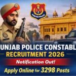 पंजाब पुलिस में 3298 नई भर्ती, 10 मार्च से शुरू होगा ऑनलाइन आवेदन, कंट्रोल रूम औ