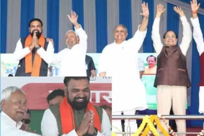 CM फेस पर सस्पेंस: नीतीश कुमार ने सम्राट की पीठ थपथपाई, ‘जिंदाबाद’ के नारों से ग