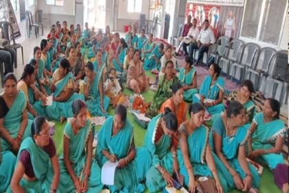 धमतरी में महिला सशक्तिकरण की मिसाल: सेंट्रिंग प्लेट व्यवसाय से बढ़ी आमदनी