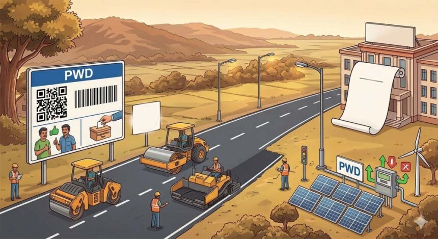 सड़क निर्माण में पारदर्शिता: PWD लगाएगा QR कोड बोर्ड, नागरिकों को मिलेगा सीधा अध