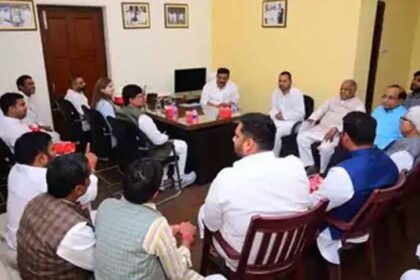 संजय झा के घर जेडीयू की मीटिंग में दिखे निशांत कुमार