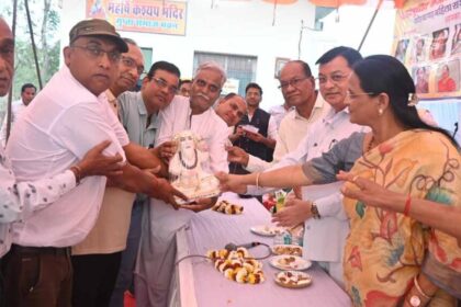 25 लाख की लागत के भवन निर्माण कार्य का किया भूमिपूजन