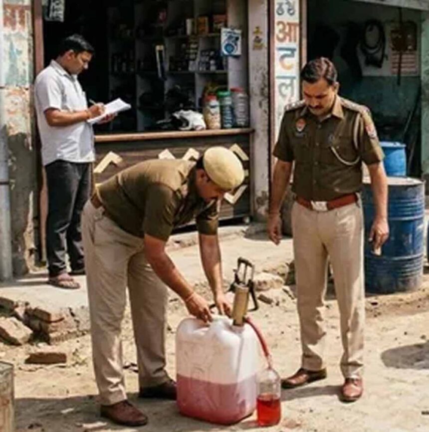 Illegal Fuel Racket Busted: यमुनानगर में छापा, 300 लीटर पेट्रोल के साथ आरोपी पकड