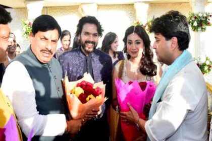 मुख्यमंत्री डॉ. यादव विधायक  देवेन्द्र जैन के पुत्र के वैवाहिक कार्यक्रम में शाम