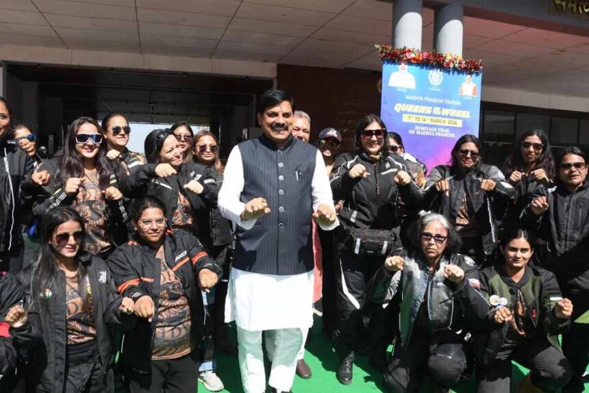 क्वींस ऑन द व्हील्स 3.0 को CM मोहन यादव ने दिखाई हरी झंडी
