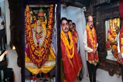 राज्यपाल ने माँ महामाया का दर्शन कर छत्तीसगढ़ की सुख-समृद्धि, खुशहाली की कामना की