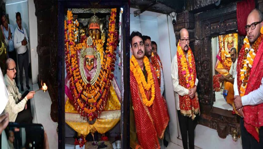 राज्यपाल ने माँ महामाया का दर्शन कर छत्तीसगढ़ की सुख-समृद्धि, खुशहाली की कामना की